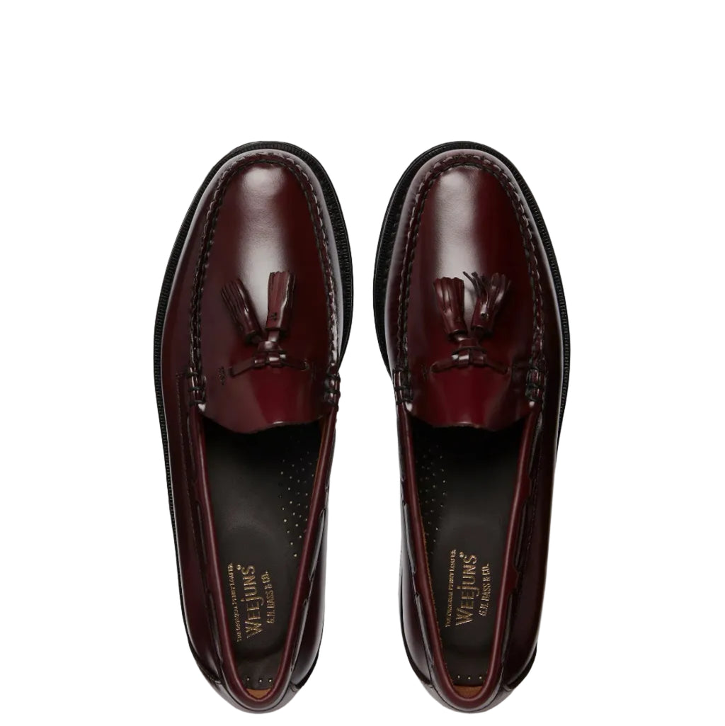 G.H Bass Larkin Tassel Loafer: BURGUNDY
