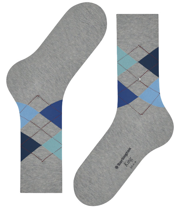 Burlington King Sock: GREY