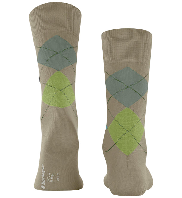 Burlington King Sock: HEATHER BROWN