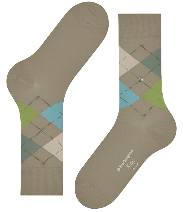 Burlington King Sock: HEATHER BROWN