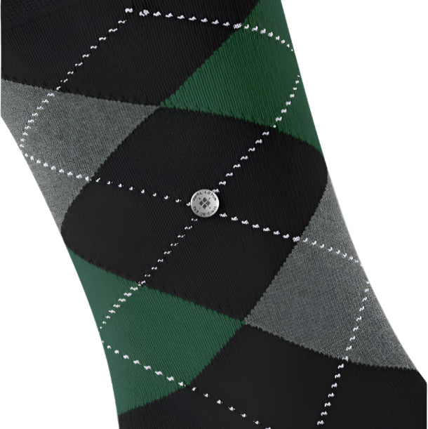 Burlington King Sock: BLACK/GREY