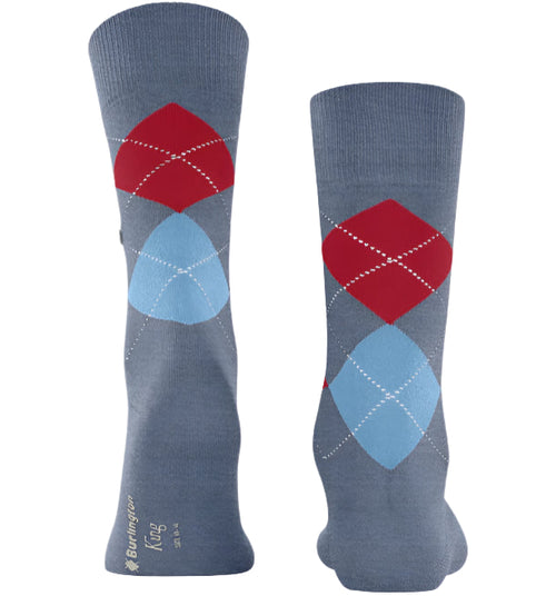 Burlington King Sock: AIRFORCE BLUE