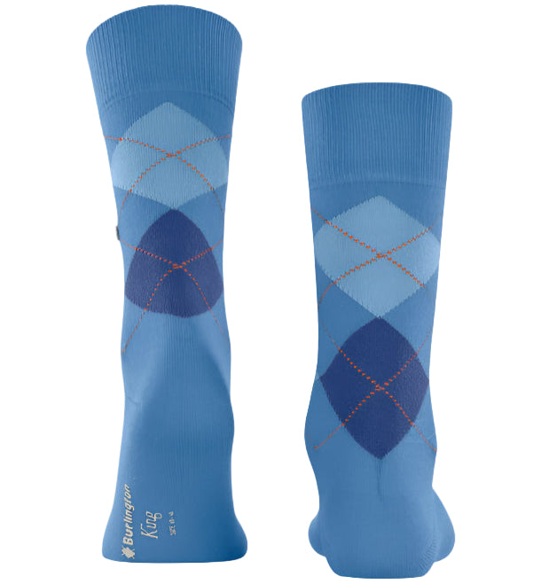 Burlington King Sock: BRIGHT BLUE