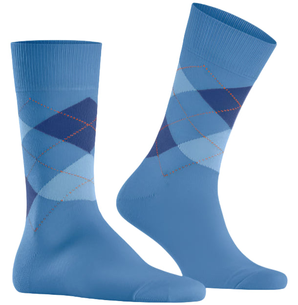 Burlington King Sock: BRIGHT BLUE