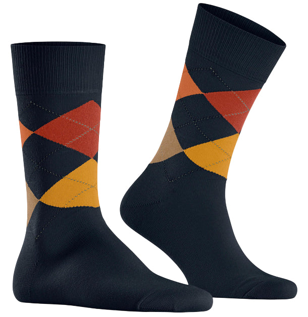 Burlington King Sock: NAVY