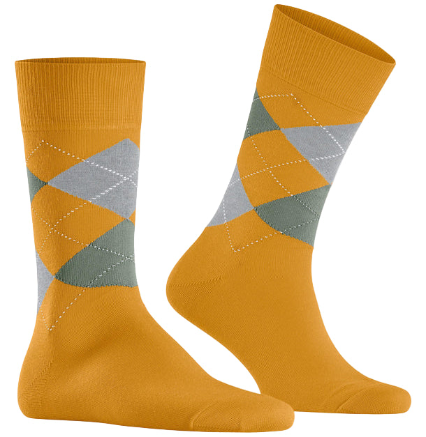 Burlington King Sock: YELLOW