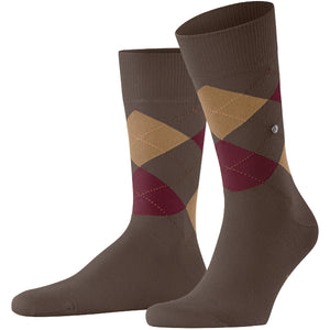 Burlington King Sock: BROWN