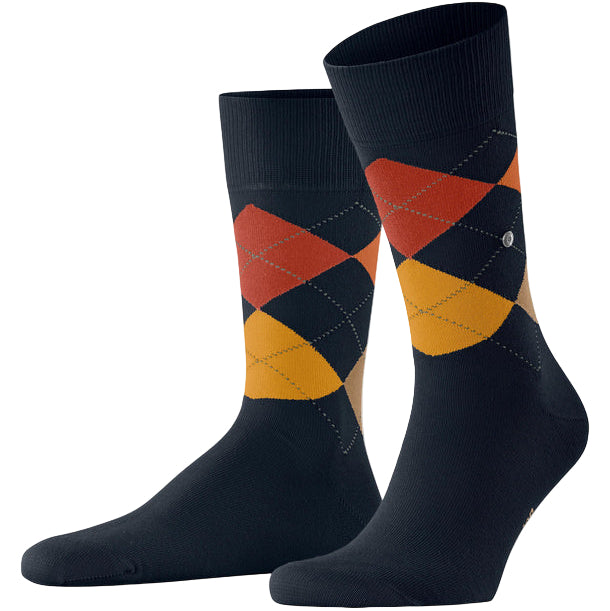 Burlington King Sock: NAVY