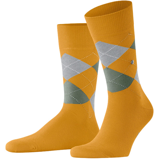 Burlington King Sock: YELLOW