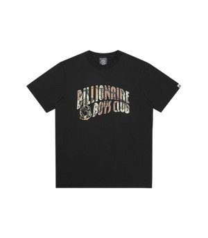 Billionaire Boys Club Camo Arch Logo T Shirt BLACK HEMINGCO