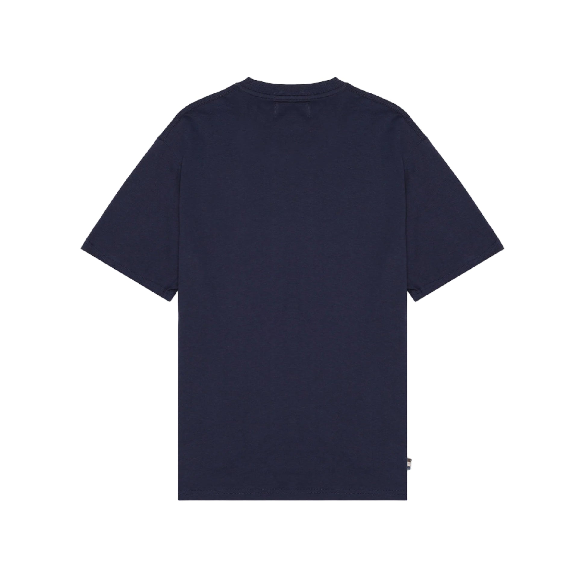 Aquascutum Active Club Check Shoulder T-Shirt: NAVY
