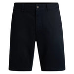 Hugo Boss Orange Chino Slim Fit Shorts: DARK BLUE