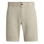 Hugo Boss Orange Chino Slim Fit Shorts: LIGHT BEIGE