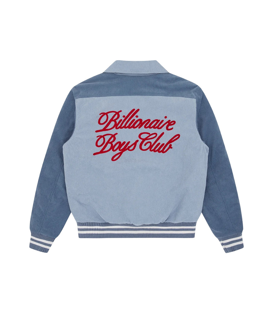 Billionaire Boys Club Corduroy Collared Varsity Jacket Blue HemingCo