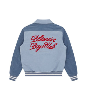 Billionaire Boys Club Corduroy Collared Varsity Jacket Blue HemingCo