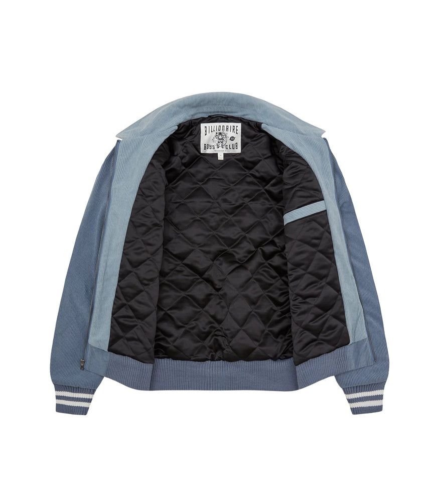 Billionaire Boys Club Corduroy Collared Varsity Jacket Blue HemingCo