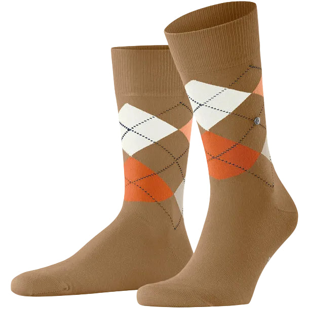 Burlington King Sock: DARK BROWN