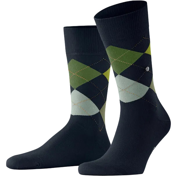 Burlington King Sock: DARK BLUE