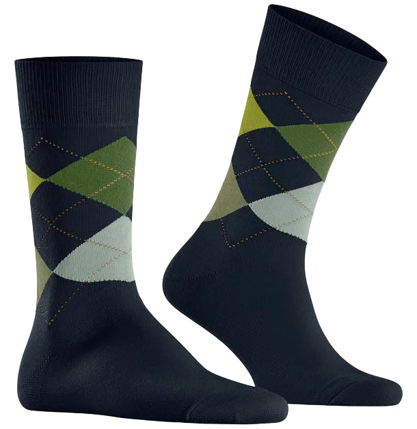 Burlington King Sock: DARK BLUE