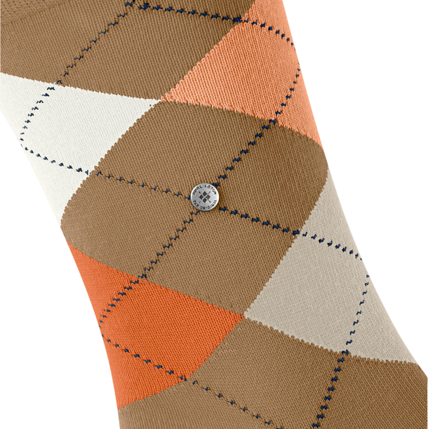 Burlington King Sock: DARK BROWN