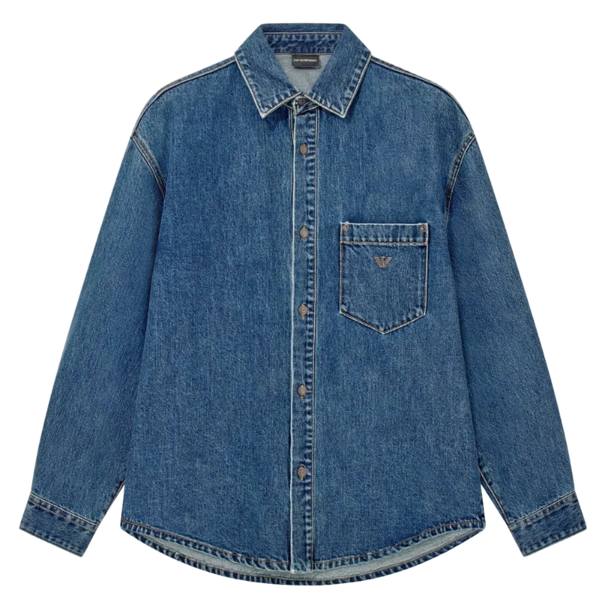 Emporio Armani Denim Shirt: BLUE