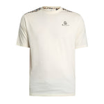 Aquascutum Active Club Check Details T-Shirt: OFF WHITE