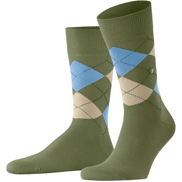 Burlington King Sock: DARK GREEN