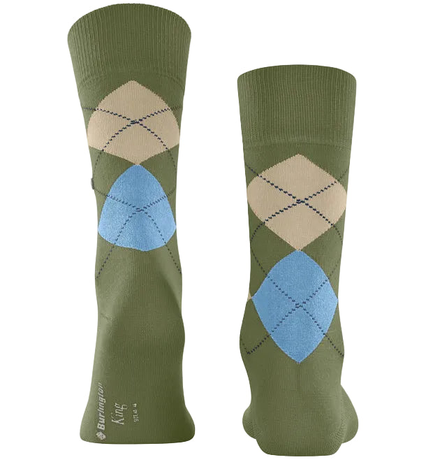 Burlington King Sock: DARK GREEN
