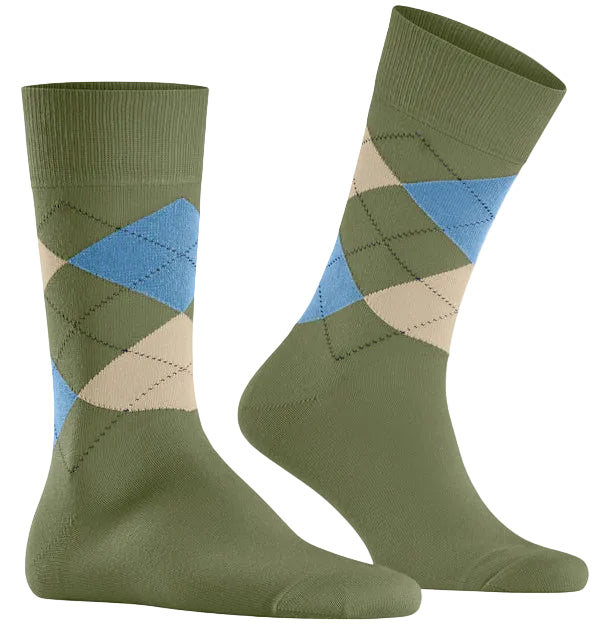 Burlington King Sock: DARK GREEN