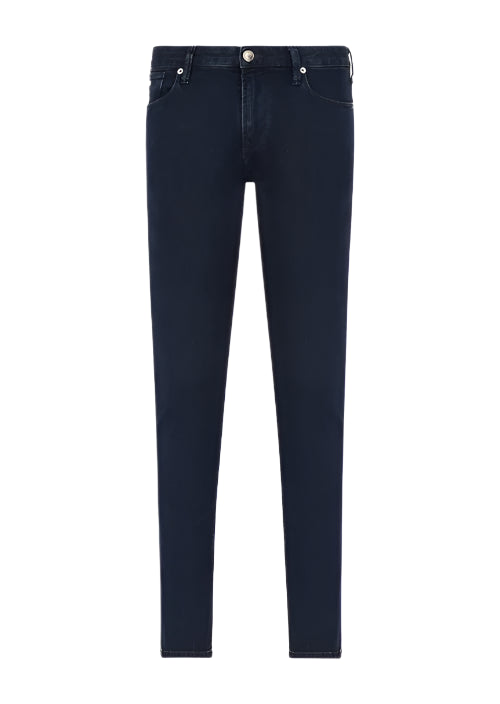 Emporio Armani J06 Slim Fit Jean: DARK STONE WASH