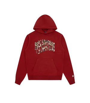 
                
                    Load image into Gallery viewer, Billionaire Boys Club Duck Camo Arch Logo Popover Hoodie Red HemingCo
                
            