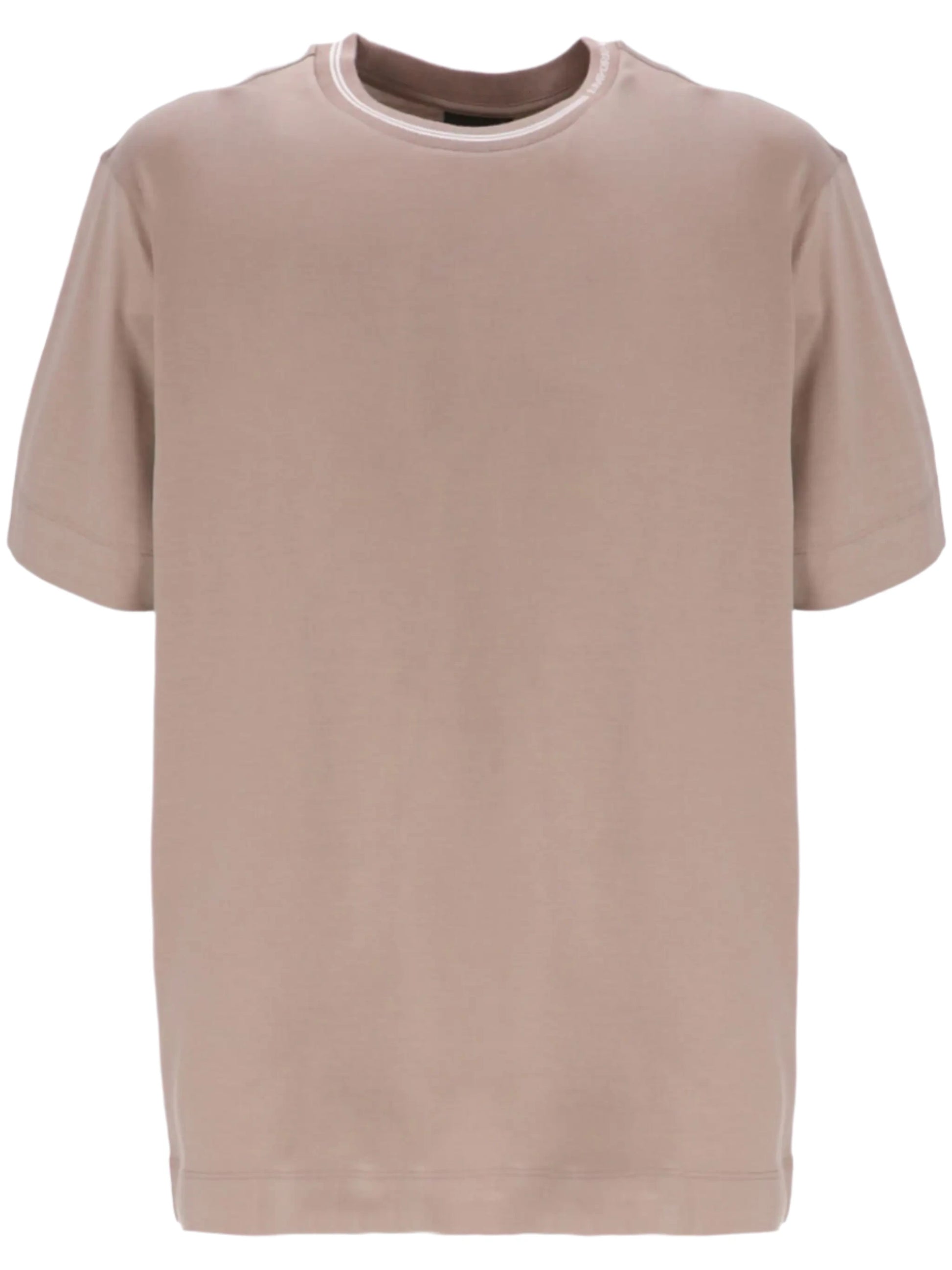 Emporio Armani Eagle Brand T-Shirt: DARK BEIGE