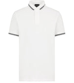 Emporio Armani Eagle Brand Polo Shirt: WHITE