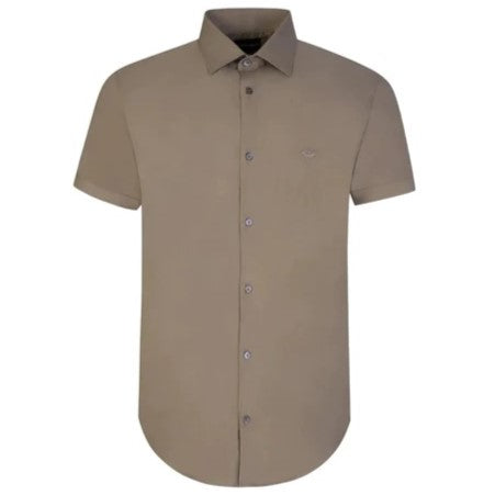 Emporio Armani Essentials Full Button Polo Shirt Sage HemingCo