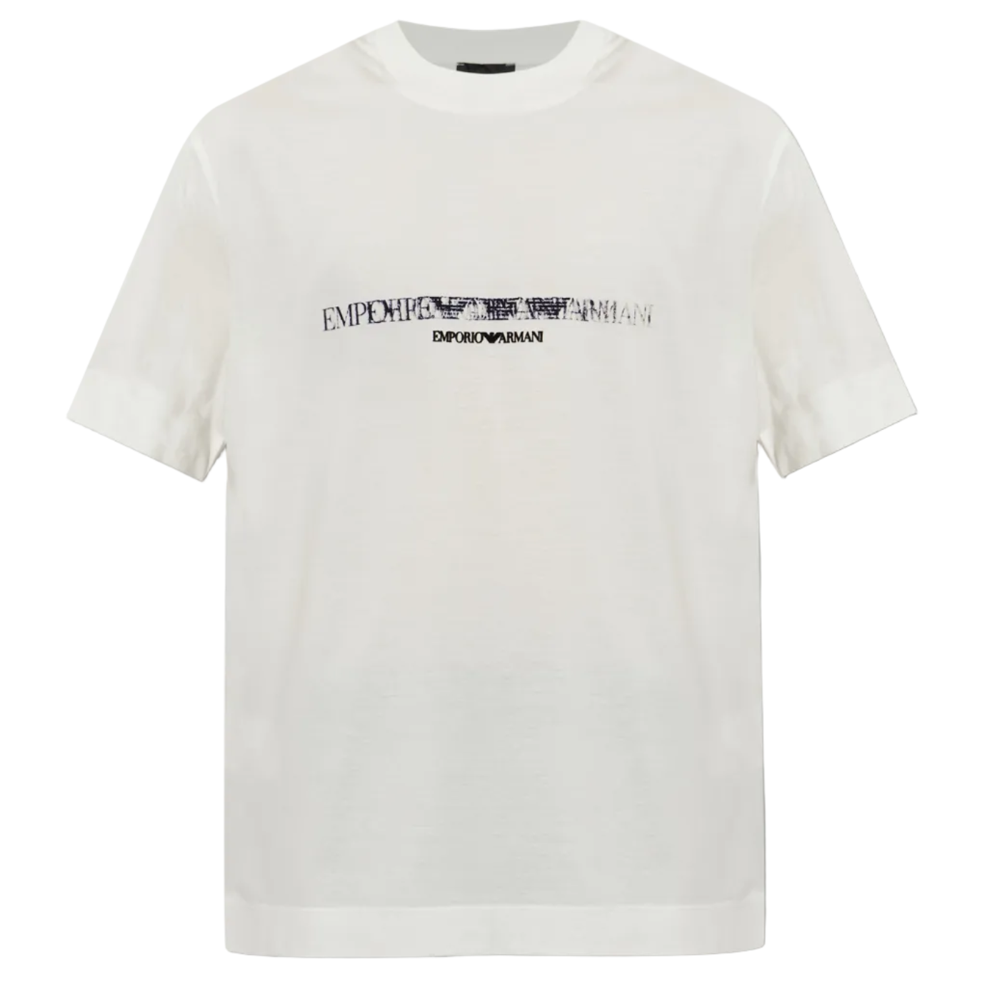 Emporio Armani Chest Logo T-Shirt: WHITE