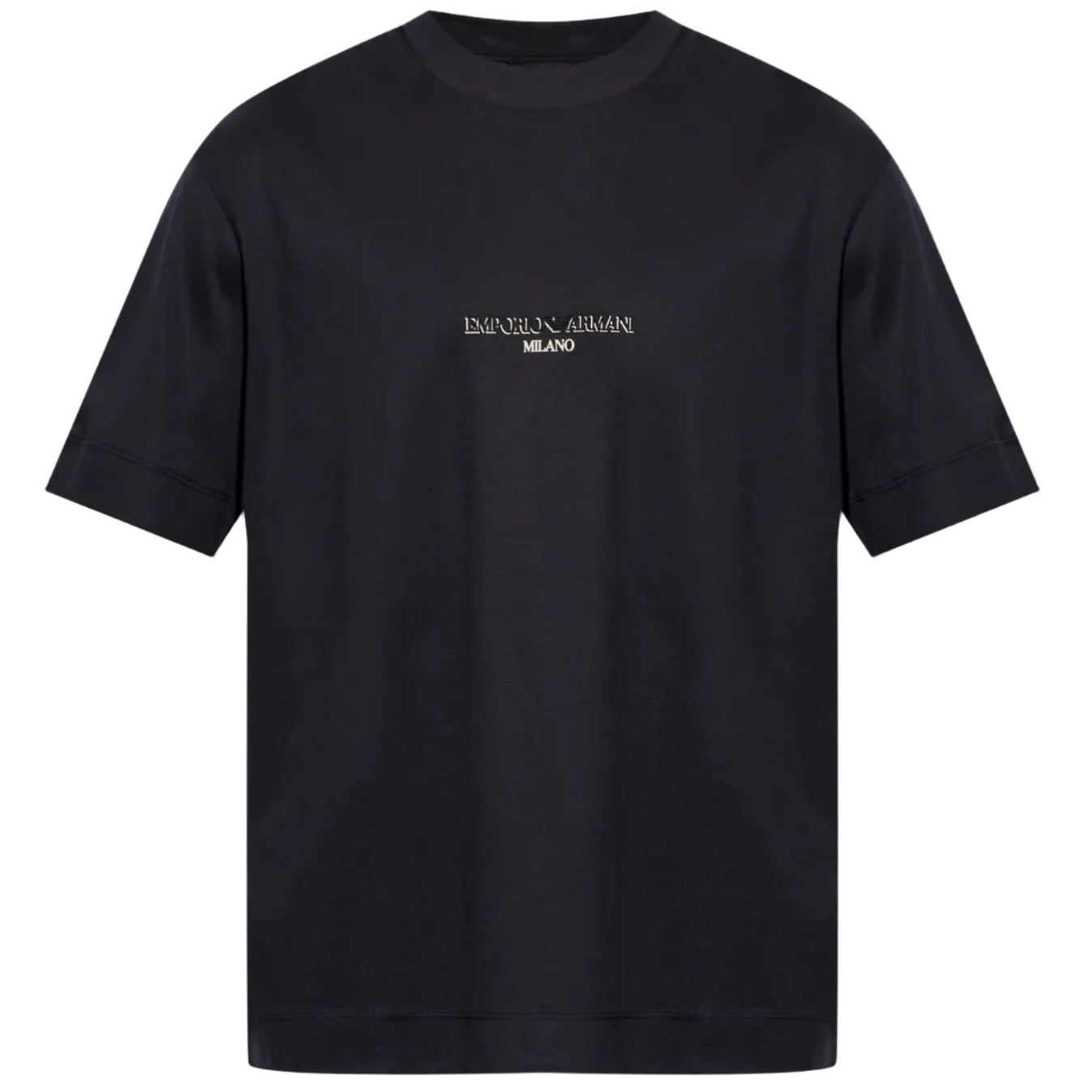 Emporio Armani Chest Logo T-Shirt: NAVY