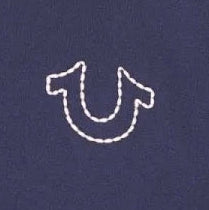 True Religion Flatlock T-Shirt: BLUE MELANGE
