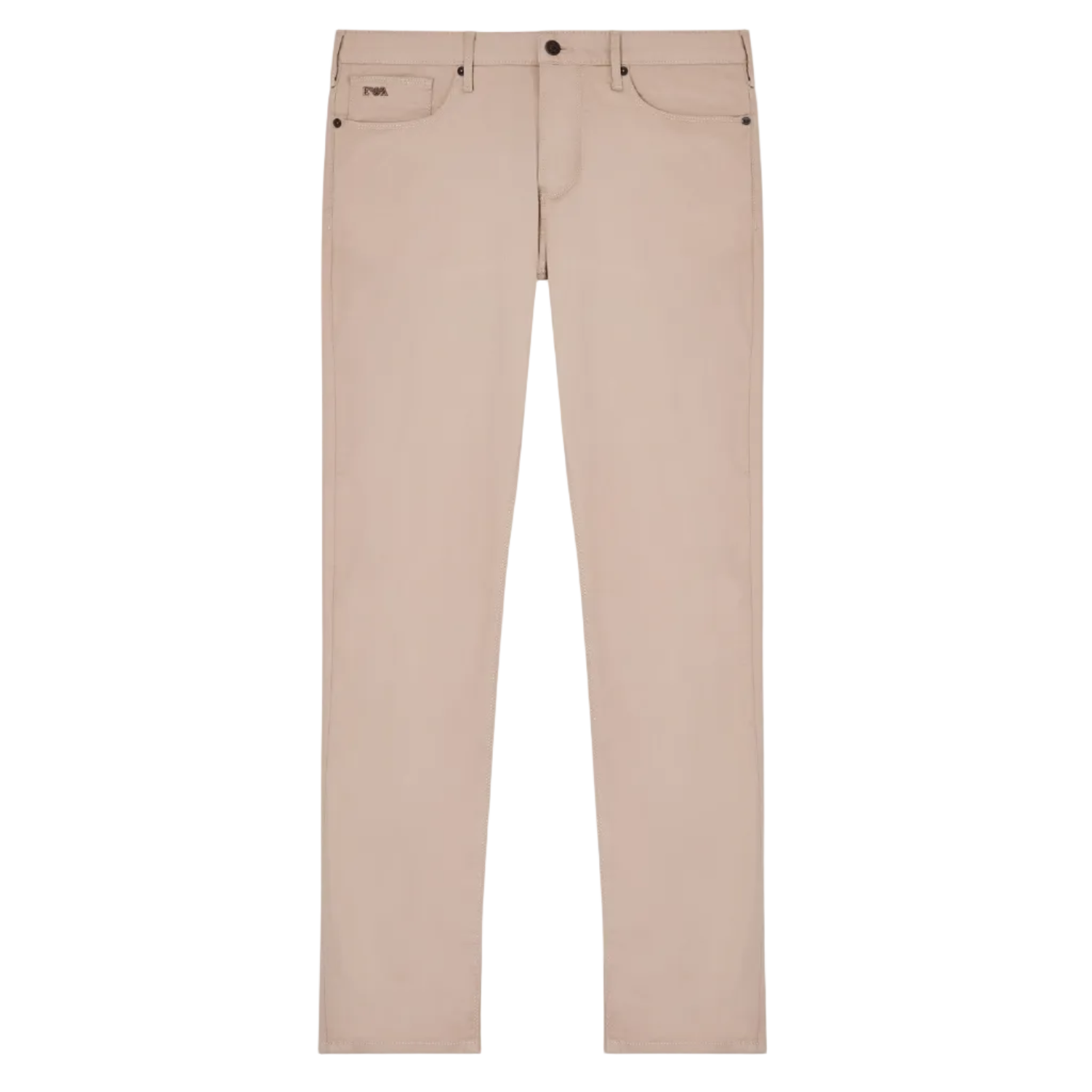Emporio Armani J06 Gabardine Slim Fit Comfort Trouser: DARK BEIGE