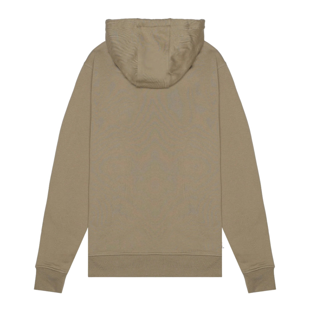 Aquascutum Active Small Logo Pullover Hoodie: KHAKI
