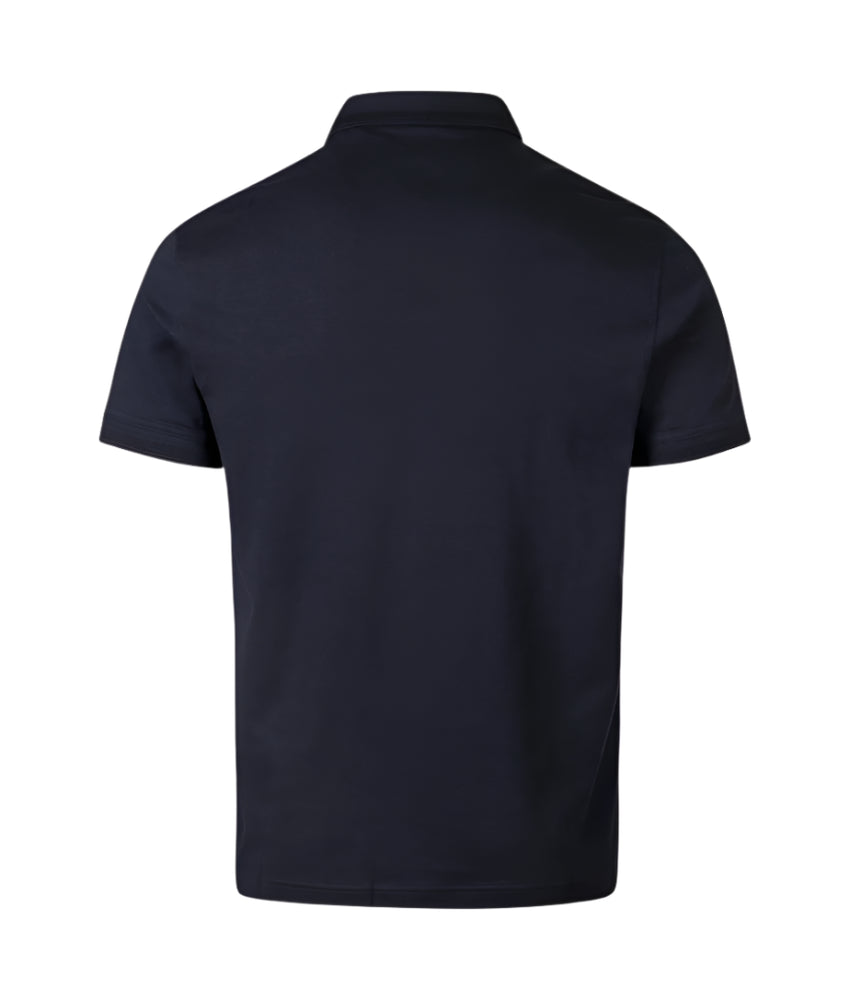 Hugo Boss Orange Pe_Interlock S/S Polo Shirt: DARK BLUE