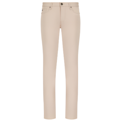 Emporio Armani J06 Gabardine Slim Fit Comfort Trouser: BEIGE