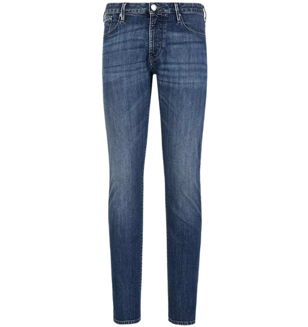 Emporio Armani J06 Slim Fit Jean: STONE WASH
