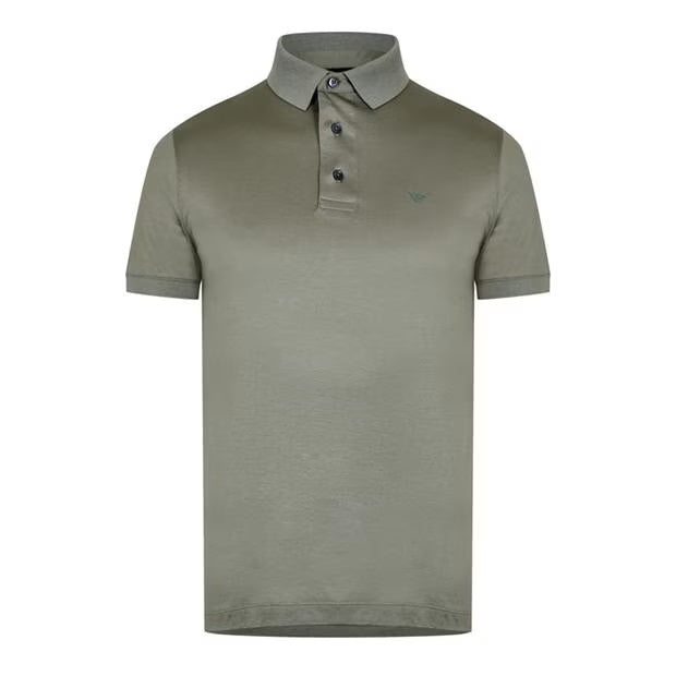 Emporio Armani Jersey Polo Shirt Sage HemingCo