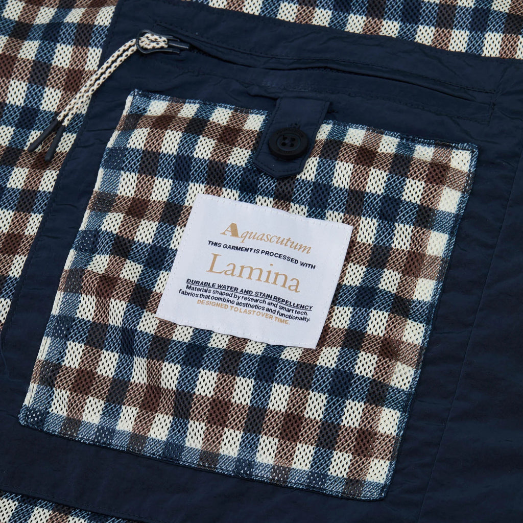 Aquascutum Active Lamina Hooded Jacket: NAVY