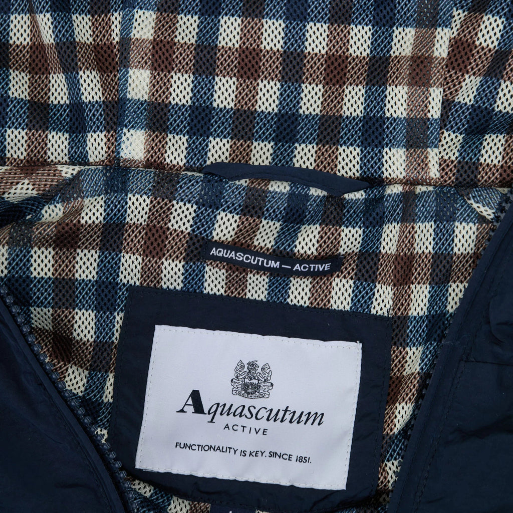 Aquascutum Active Lamina Hooded Jacket: NAVY