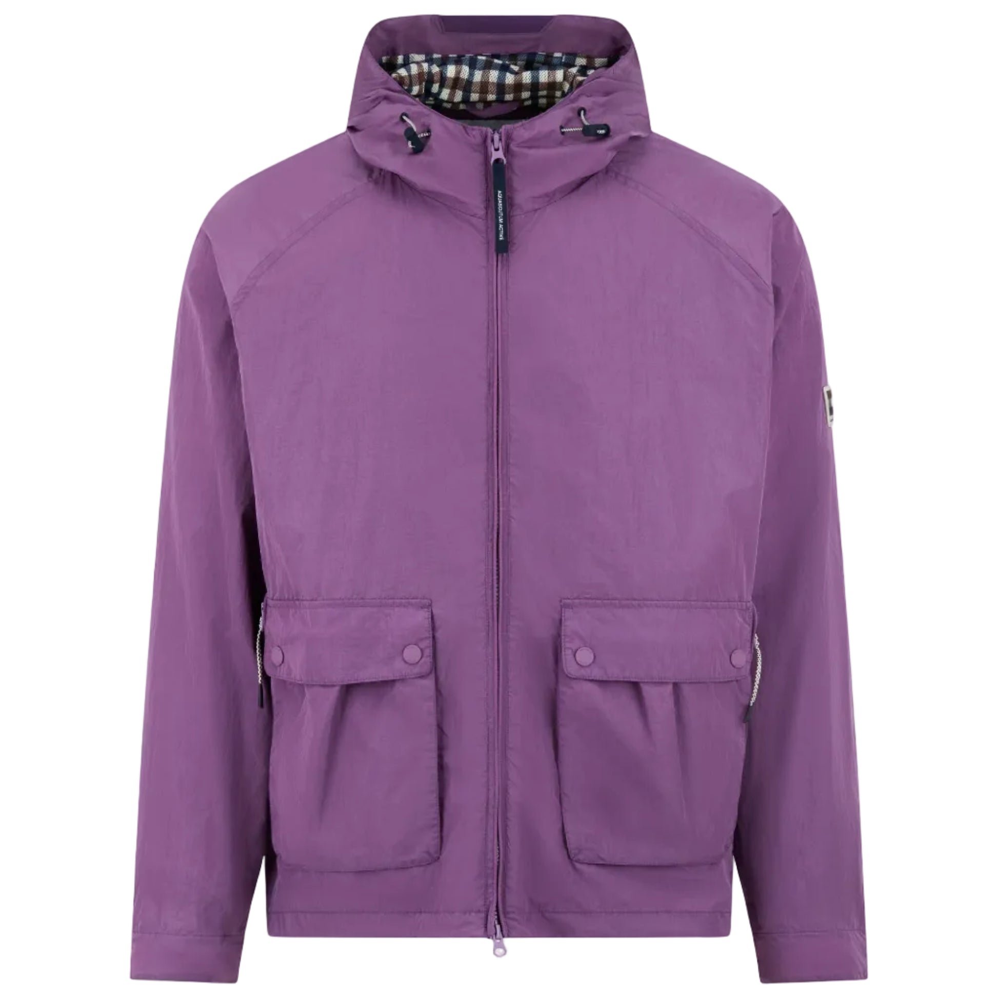 Aquascutum Active Lamina Hooded Jacket: PURPLE