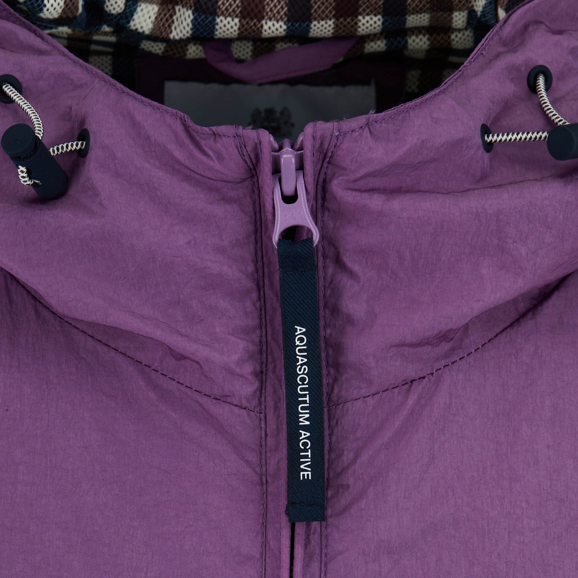 Aquascutum Active Lamina Hooded Jacket: PURPLE