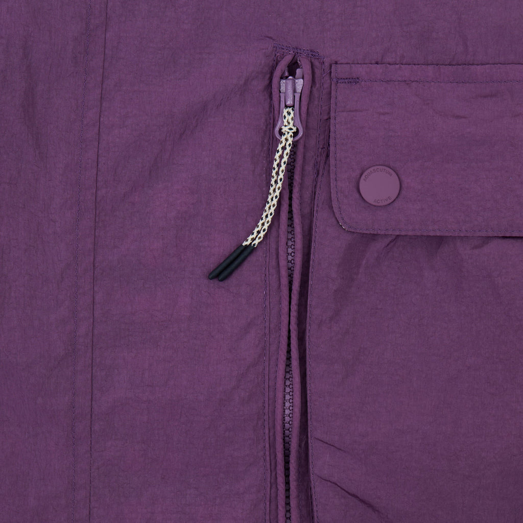 Aquascutum Active Lamina Hooded Jacket: PURPLE