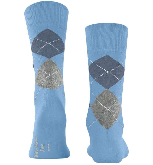Burlington King Sock: LIGHT BLUE