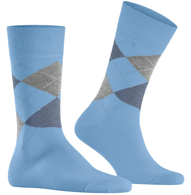Burlington King Sock: LIGHT BLUE